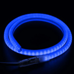 Шнур светодиодный гибкий неон LED SMD форма - D 120LED/м син. (уп.100м) Neon-Night 131-073