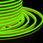 Шнур светодиодный гибкий неон LED SMD компактный 7х12мм 120LED/м двустор. зел. (уп.100м) Neon-Night 131-064