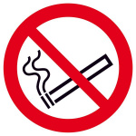 Verbotsschild Rauchen verboten  Aluminium (d) 200