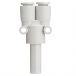 KQ2X06-08A SMC KQ2X, One-touch Fitting White Color - Different Diameter Plug-in “Y”