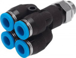 FESTO Verteiler 186221 QSQ-G1/4-4    Rohr-d: 4 mm