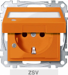 Merten   Steckdose System M Orange MEG2313-0302