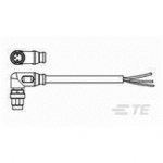 2273008-3 TE Connectivity M8 Cable Assembly Single-Ended Male Right Angle / 5000 mm PUR Cable, 3 wire / Unshielded