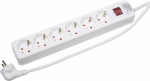 Gebro 106148 Steckdosenleiste mit Schalter 6fach W
