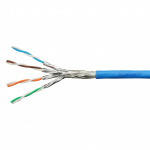 HSKP423HP5 Schrack Technik S/FTP Kabel Cat.7, 4x2xAWG23/1, 1000Mhz, LS0H, Dca, 30% blau