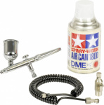 Tamiya  74525 Airbrush-Einsteiger-Set mit Druckluf