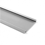 181-94009 HellermannTyton Wiring Duct Cover for 4" Duct, 6 ft Long, PVC, Gray, 120ft/carton