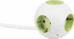 GAO EMP604K green Steckdosenleiste mit Schalter 4f