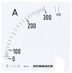 MGS59300A Schrack Technik Wechselskala, 96x96mm, 300/600/5A AC