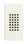 Механизм зуммера, 1-модульный, серия Zenit, цвет серебристый