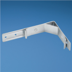 CDLB4 Panduit L-bracket with quick mount clip supports PanelMax™ Corner Wiring Duct mounting to a flat surface.