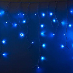 Гирлянда Айсикл (бахрома) 4.8х0.6м 152LED син. 230В провод бел. Neon-Night 255-136-6