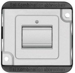 Merten  Einsatz Kontrollschalter  Silber MEG3106-7
