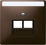 Merten  Abdeckung UAE-/IAE-/ISDN-Steckdose  Dunkel