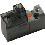SY114-5G-Q SMC SY100, 3 Port Direct Operated Valve, Rubber Seal