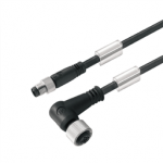 1937960150 Weidmueller Sensor-actuator Cable (assembled) / Sensor-actuator Cable (assembled), Connecting line, M8 / M12, No. of poles: 3, Cable length: 1.5 m, pin, straight - socket, 90°