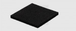 Uni-Matte 90 X 90 X 8 Gummigranulat gebunden mit P