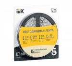 Лента светодиодная LED LSR-3528W-WW120-9.6-IP65-12V 10Вт/м тепл.+ хол. бел. (уп.5м) ИЭК LSR1-8-120-65-1-05
