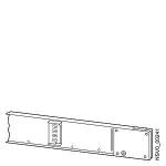 Siemens BVP:034255 Schienenkasten  Aluminium Licht