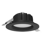 Светильник светодиодный Downlight 230х84 40Вт 4000К IP54 встраив. круглый RAL9005 черн. мат. VARTON V1-R0-T0084-10000-4404040