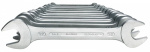 Doppel-Maulschluessel-Satz 12teilig 6 - 32 mm  DIN