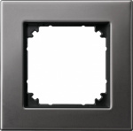 Merten  Rahmen Abdeckung System M Rhodium-Grau 475