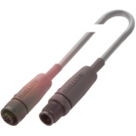 BCC0H52 Balluff Double-ended cordset, Female straight M12x1, Male straight M12x1, FEP, 0.60 m, welding spark resistant