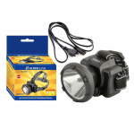 Фонарь налобный аккумуляторный LED 5366 (220В LED 2 режима; черн.) Ultraflash 11649