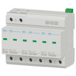OEZ:38361 OEZ Комбинированный разрядник тока молнии и перенапряжения / тип 1 + 2, Iimp 25 kA, Uc AC 350 V, сменные модули, с сигнализацией, искровой разрядник, варистор