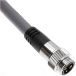 MINH-3MP-20 Mencom PVC Cable - 14 AWG - 600 V - 18A - NA Color Code / 3 Poles Male(Male Thread) Straight Plug 20 ft