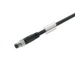 1906570500 Weidmueller Sensor-actuator Cable (assembled) / Sensor-actuator Cable (assembled), One end without connector, M8, No. of poles: 4, Cable length: 5 m, pin, straight