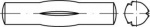 TOOLCRAFT  TO-5437986 Knebelkerbstift  1,5 mm Stah