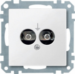 Merten  Einsatz  System M Polarweiss 298219