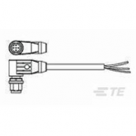 2273100-2 TE Connectivity M12 Cable Assembly Single-Ended Male Right Angle / 3000 mm PUR Cable, 5 wire / Shielded