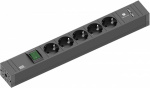 Bachmann 420.0021 Steckdosenleiste mit Schalter 5f