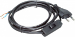 Kopp 140305098 Schnurschalter  Schwarz 1 x Aus/Ein