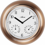 Atlanta Uhren 4446 Quarz Wanduhr 255 mm  Kupfer