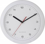 EUROTIME 56786 Funk Wanduhr 25 cm x 3.8 cm Weiss