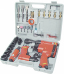 Druckluft-Werkzeugset  1/2" (12.5 mm) Aussenvierkan