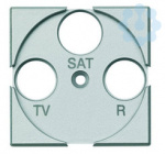 Панель лицевая для роз. TV + FM + SAT Axolute алюм. Leg BTC HC4207