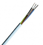 XC3060101C Schrack Technik H03VVH2-F 2x0,75 schwarz, PVC Schlauchleitung flach, 100m