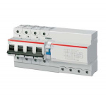 Выключатель автоматический дифференциального тока 4п C 125А 300мА тип A 10кА DS804N ABB 2CCC894005R0844