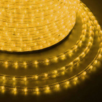Шнур светодиодный Дюралайт фиксинг круглый 24LED/м жел. (уп.100м) Neon-Night 121-321-4