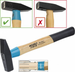 Hazet BluGuard 2140-80 Schlosserhammer  1000 g 350