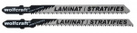 3 Stichsaegeblaetter Wolfcraft 2379000 Laminat, Park