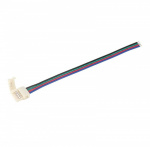 Коннектор для соединения светодиод. лент RGB PRO 5050 10мм с драйвером (15см-разъем) (уп.5шт) ИЭК LSCON10-RGB-213-5-PRO