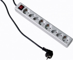 GAO 0295 Steckdosenleiste mit Schalter 8fach Titan
