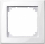 Merten 1fach Rahmen  M-Smart Polarweiss glaenzend 47