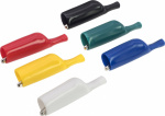 Krokodilklemmen-Set Steckanschluss 2 mm  Rot, Schw
