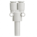 KQ2X23-04A SMC KQ2X, One-touch Fitting White Color - Different Diameter Plug-in “Y”